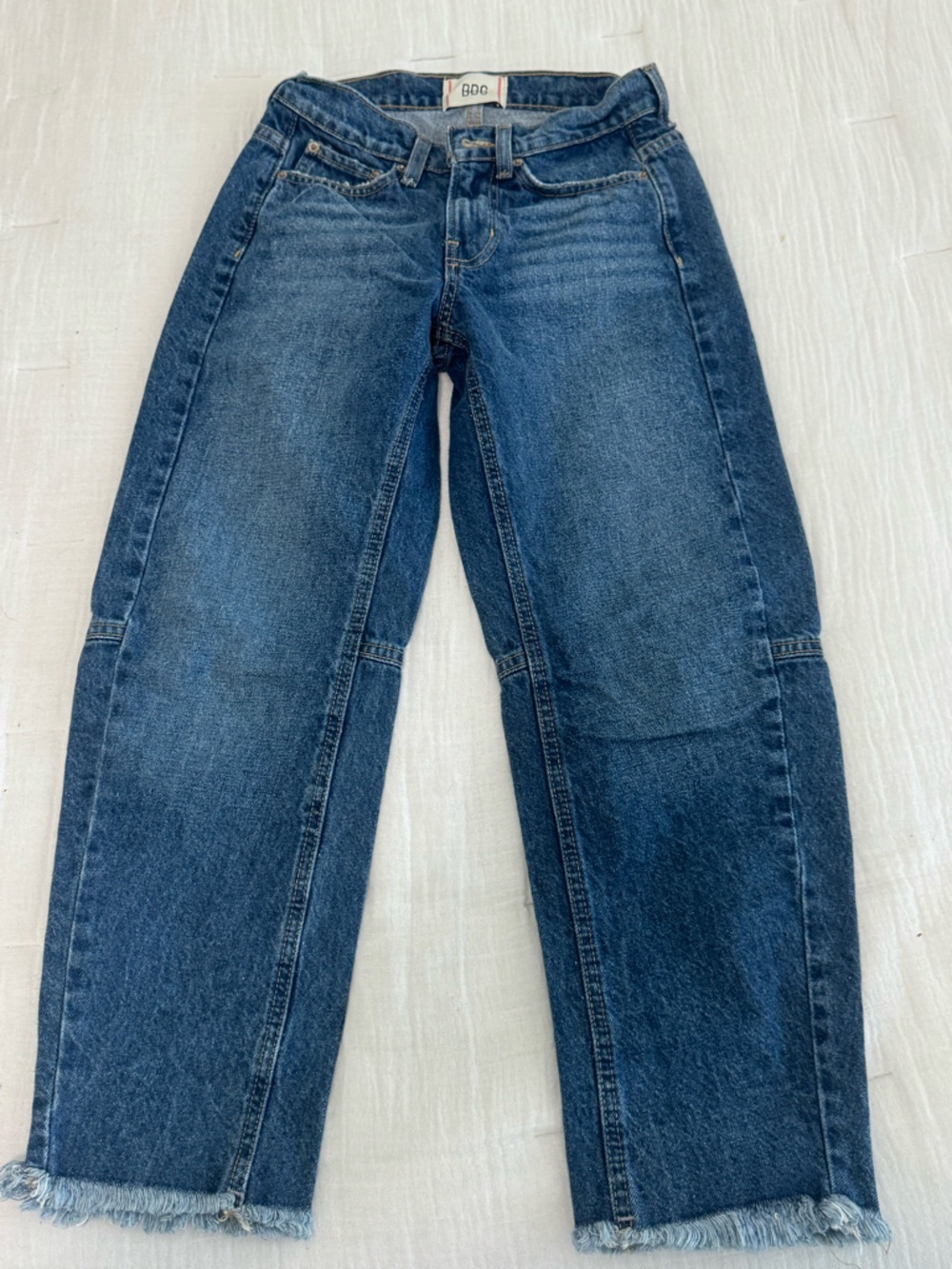 BDG Women's Slim Straight Jeans - Dark Blue Denim